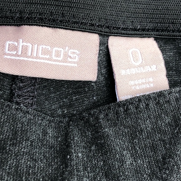 Chico’s High Rise Charcoal Gray Pants - Picture 8 of 8